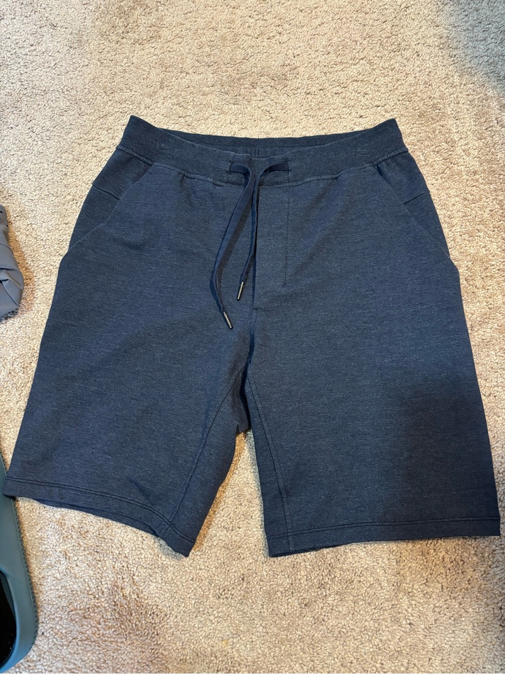 Lululemon Men's Navy Sweat Shorts - 9 inch